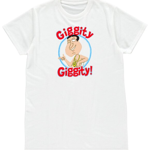 Funny Quagmire Giggity Giggity Family Guy T-Shirt Cartoon Animation - Picture 1 of 4
